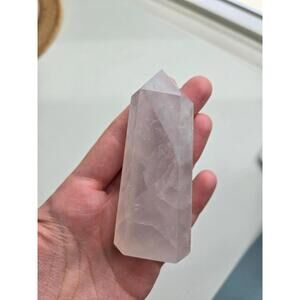 Iridescent Light Blue Rose Quartz